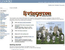 Tablet Screenshot of livingstonfamily.org